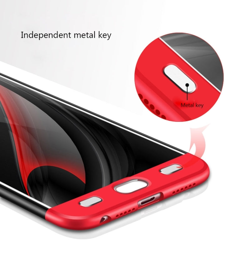 GKK For OPPO A59 PC Three - paragraph Shield 360 Degrees Full Coverage Protective Case Back Cover