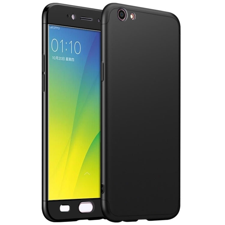 GKK For OPPO R9s PC Three - paragraph Shield 360 Degrees Full Coverage Protective Case Back Cover