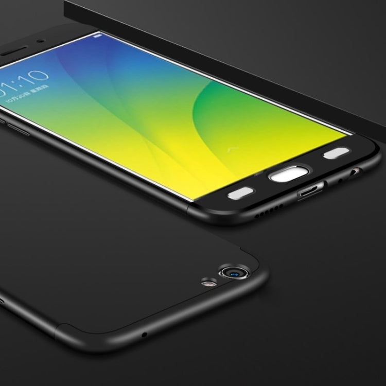 GKK For OPPO R9s PC Three - paragraph Shield 360 Degrees Full Coverage Protective Case Back Cover