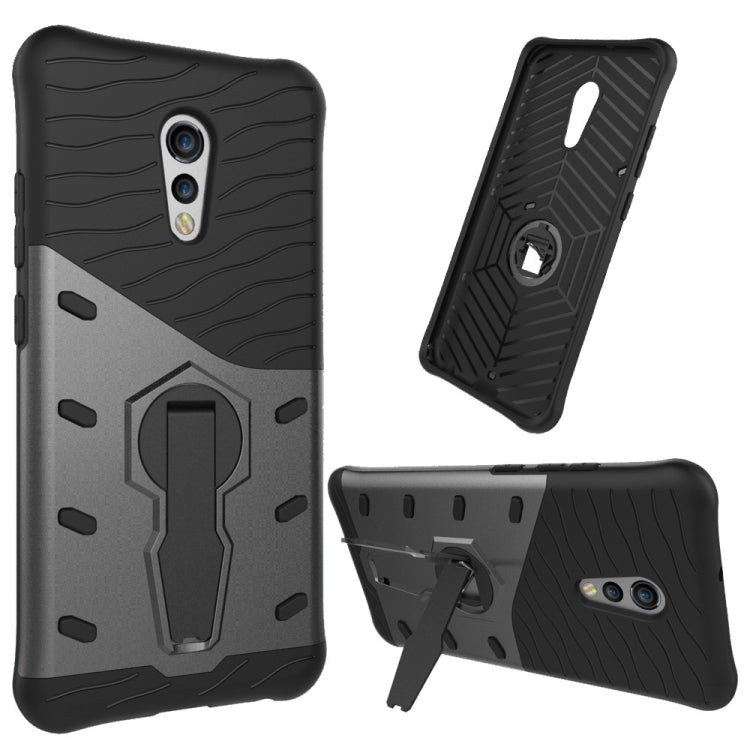 For Vivo Xplay6 Shock-Resistant 360 Degree Spin Sniper Hybrid Case TPU + PC Combination Case with Holder