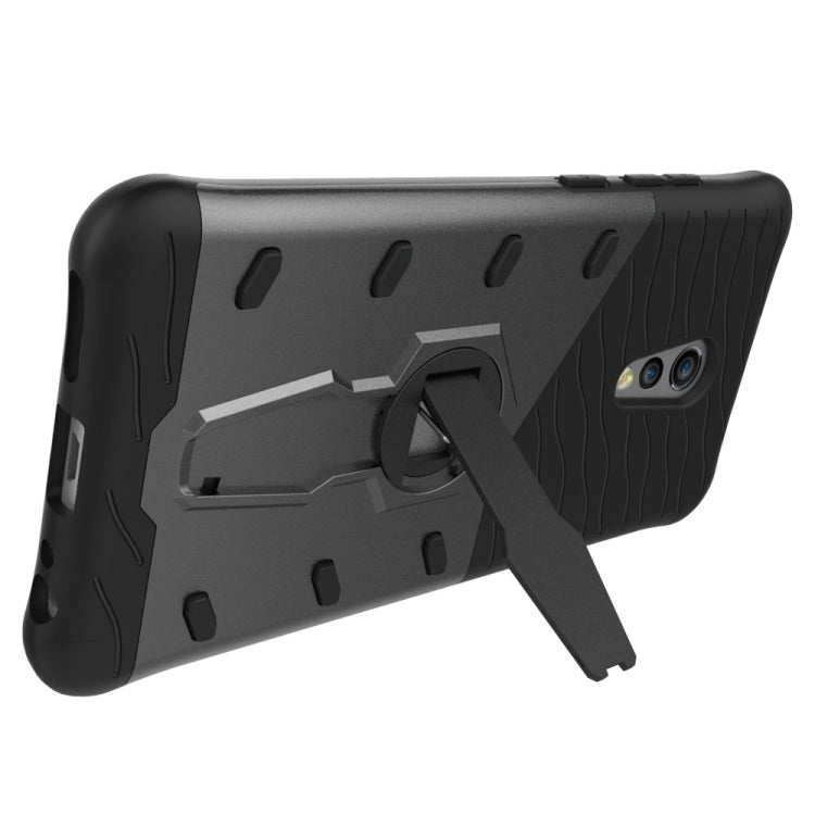 For Vivo Xplay6 Shock-Resistant 360 Degree Spin Sniper Hybrid Case TPU + PC Combination Case with Holder