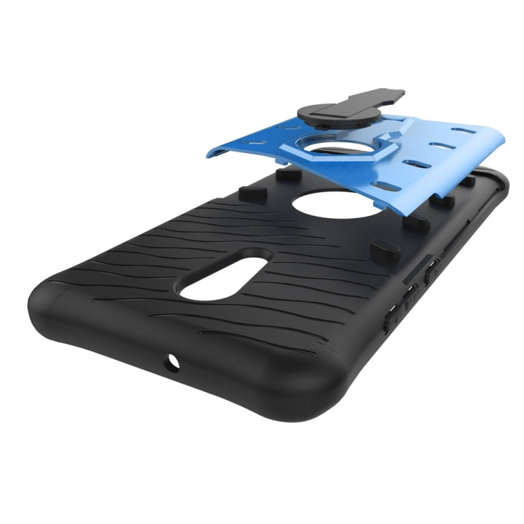 For Vivo Xplay6 Shock-Resistant 360 Degree Spin Sniper Hybrid Case TPU + PC Combination Case with Holder