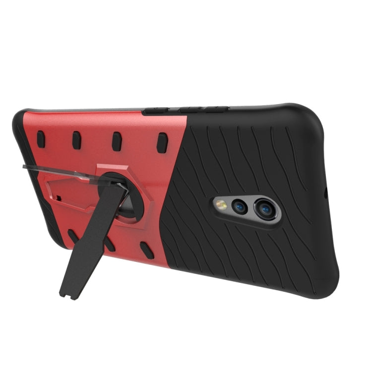 For Vivo Xplay6 Shock-Resistant 360 Degree Spin Sniper Hybrid Case TPU + PC Combination Case with Holder