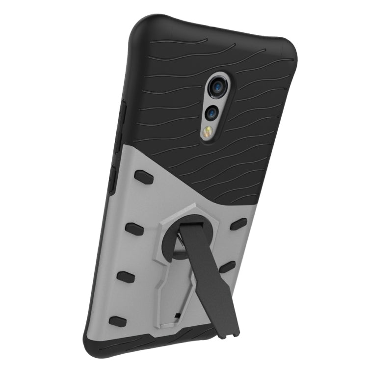 For Vivo Xplay6 Shock-Resistant 360 Degree Spin Sniper Hybrid Case TPU + PC Combination Case with Holder