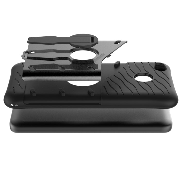 For Xiaomi Redmi 4X Shock-Resistant 360 Degree Spin Sniper Hybrid Case TPU + PC Combination Case with Holder