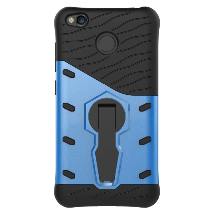 For Xiaomi Redmi 4X Shock-Resistant 360 Degree Spin Sniper Hybrid Case TPU + PC Combination Case with Holder