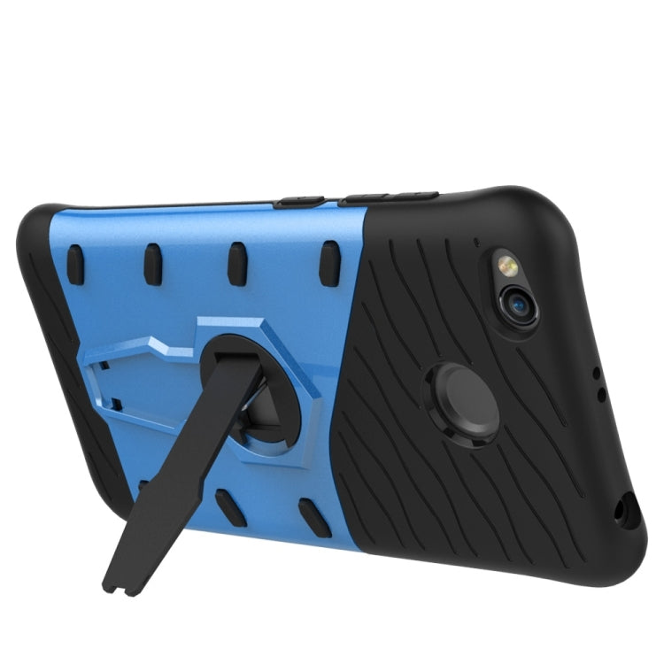 For Xiaomi Redmi 4X Shock-Resistant 360 Degree Spin Sniper Hybrid Case TPU + PC Combination Case with Holder