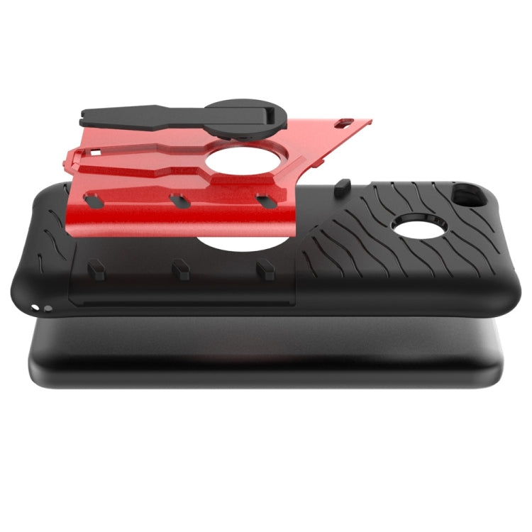 For Xiaomi Redmi 4X Shock-Resistant 360 Degree Spin Sniper Hybrid Case TPU + PC Combination Case with Holder
