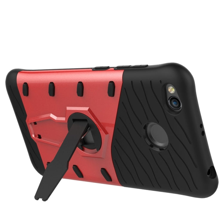 For Xiaomi Redmi 4X Shock-Resistant 360 Degree Spin Sniper Hybrid Case TPU + PC Combination Case with Holder
