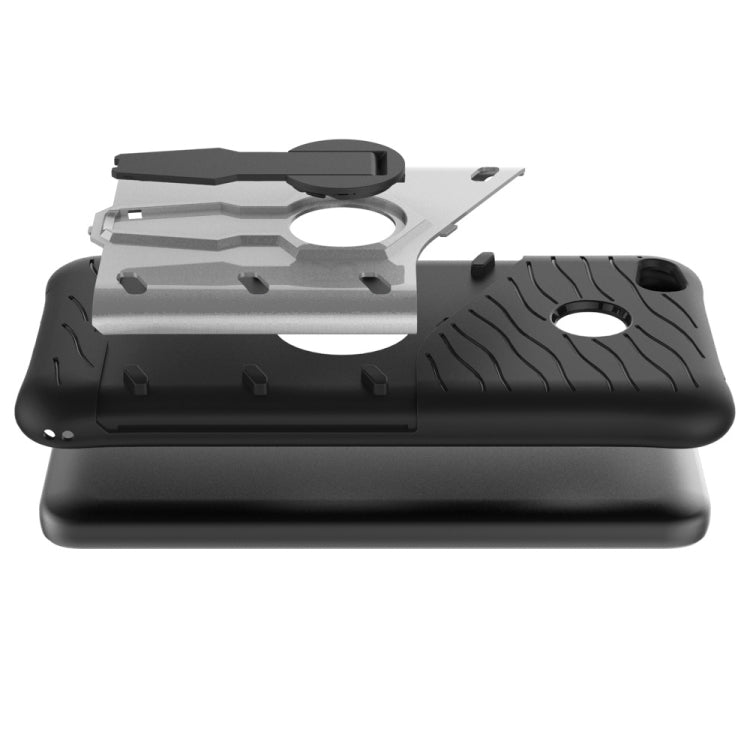 For Xiaomi Redmi 4X Shock-Resistant 360 Degree Spin Sniper Hybrid Case TPU + PC Combination Case with Holder