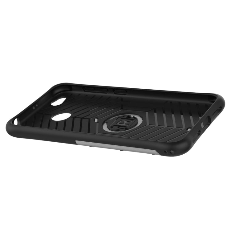 For Xiaomi Redmi 4X Shock-Resistant 360 Degree Spin Sniper Hybrid Case TPU + PC Combination Case with Holder