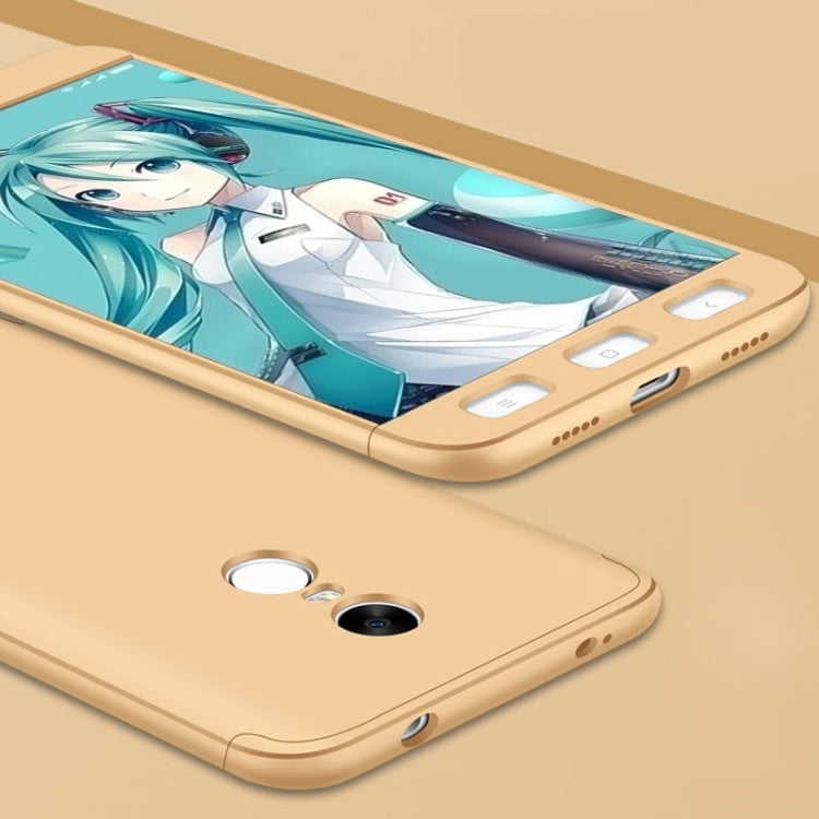 GKK Xiaomi Redmi Note 4X (Standard Version) PC Three - paragraph Shield 360 Degrees Full Coverage Protective Case Back Cover