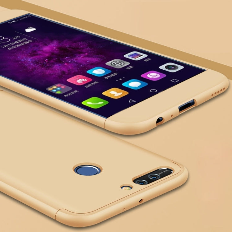 GKK for Huawei Honor V9 PC Three - paragraph Shield 360 Degrees Full Coverage Protective Case Back Cover