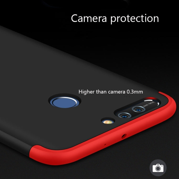 GKK for Huawei Honor V9 PC Three - paragraph Shield 360 Degrees Full Coverage Protective Case Back Cover