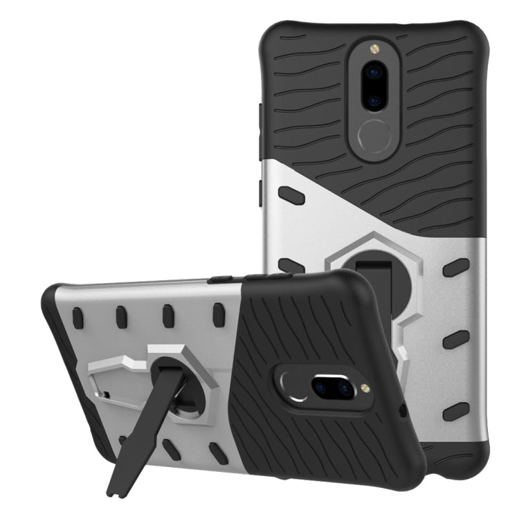 For Huawei Honor 9i & Nova 2i & Maimang 6 & Mate 10 Lite & G10 PC + TPU Dropproof Sniper Hybrid Protective Back Cover Case with 360 Degree Rotation Holder