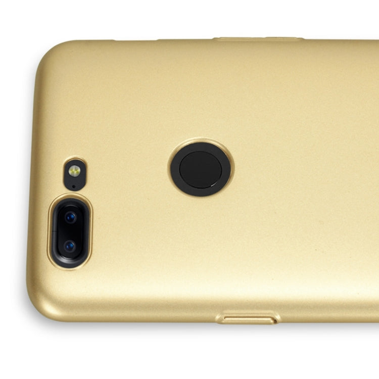 Lenuo for Leshield Series OnePlus 5T PC Dropproof Protective Back Cover Case(Gold)