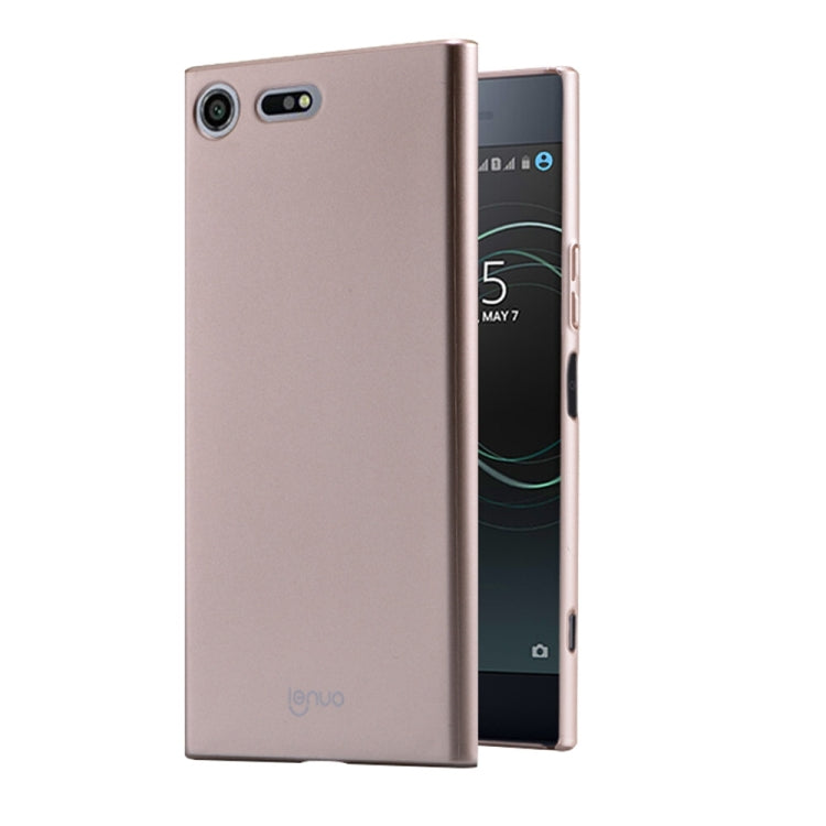 Lenuo for Sony Xperia XZ Premium PC Ultra-thin Impact Protection Case(Gold)