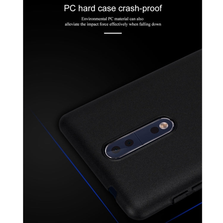 Lenuo for Nokia 8 PC Ultra-thin Impact Protection Case (Black)