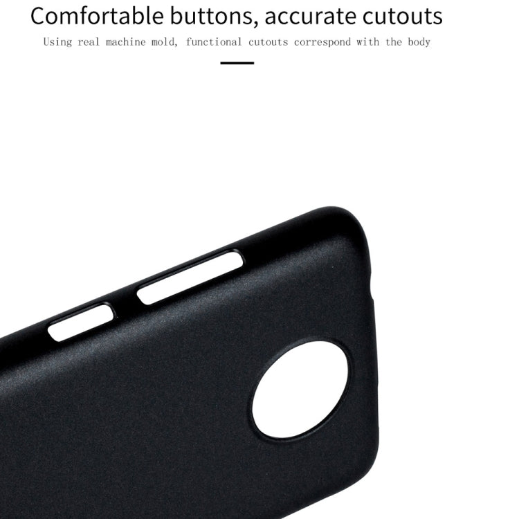 Lenuo for Motorla Moto C PC Ultra-thin Impact Protection Case (Black)