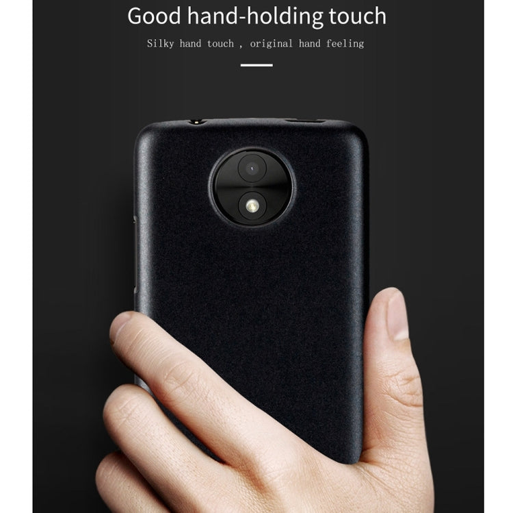 Lenuo for Motorla Moto C PC Ultra-thin Impact Protection Case (Black)