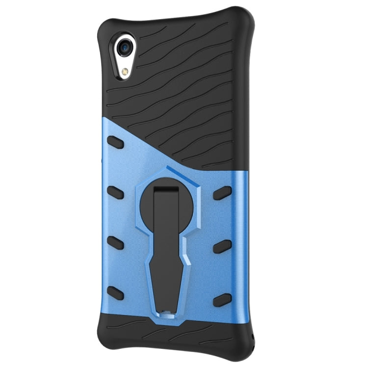 For Sony Xperia XA1 Shock-Resistant 360 Degree Spin Sniper Hybrid Case TPU + PC Combination Case with Holder
