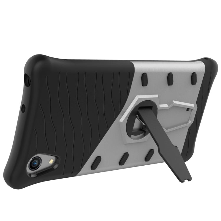 For Sony Xperia XA1 Shock-Resistant 360 Degree Spin Sniper Hybrid Case TPU + PC Combination Case with Holder