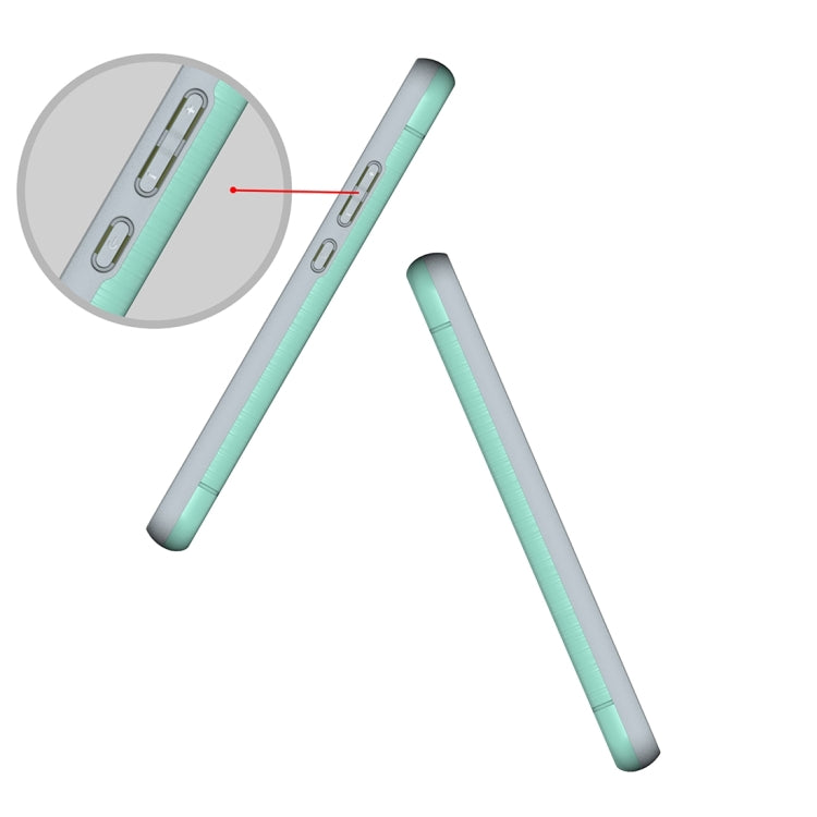 For Huawei P10 Plus Brushed Texture Separable PC + TPU Protective Combination Back Case with Holder & Card Slot