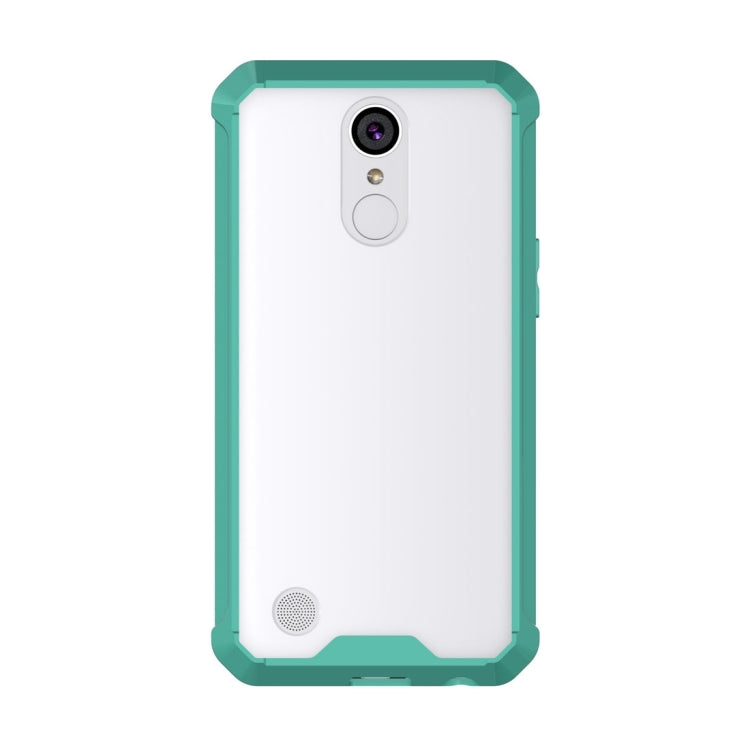 For LG K10 (2017) (US Version) Transparent Shockproof TPU Protective Back Cover Case, US Version