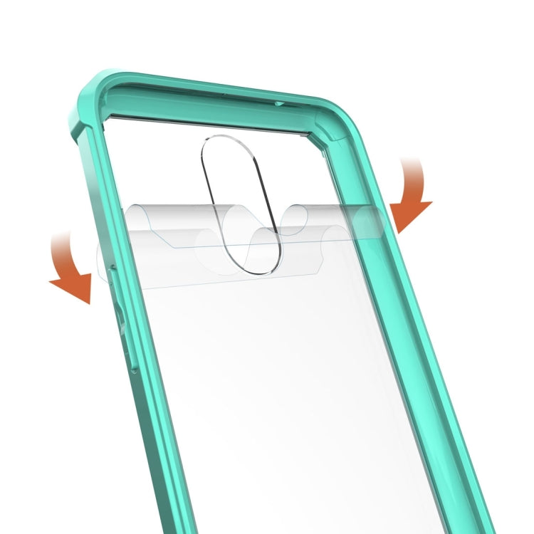 For LG K10 (2017) (US Version) Transparent Shockproof TPU Protective Back Cover Case, US Version