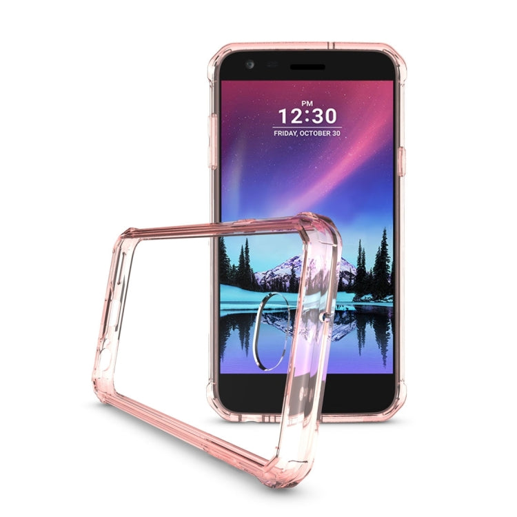 For LG X power2 Transparent Shockproof TPU Protective Back Cover Case