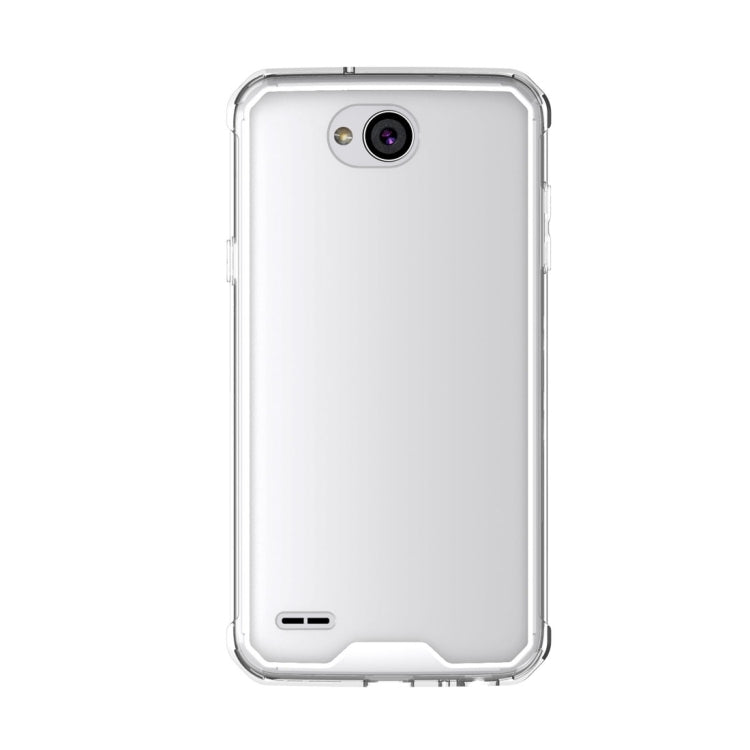 For LG X power2 Transparent Shockproof TPU Protective Back Cover Case