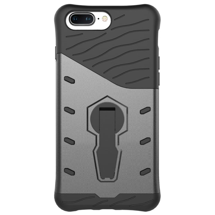 For OnePlus 5 Shock-Resistant 360 Degree Spin Sniper Hybrid Case TPU + PC Combination Case with Holder