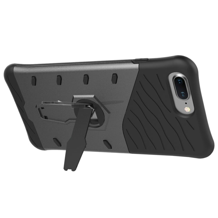 For OnePlus 5 Shock-Resistant 360 Degree Spin Sniper Hybrid Case TPU + PC Combination Case with Holder
