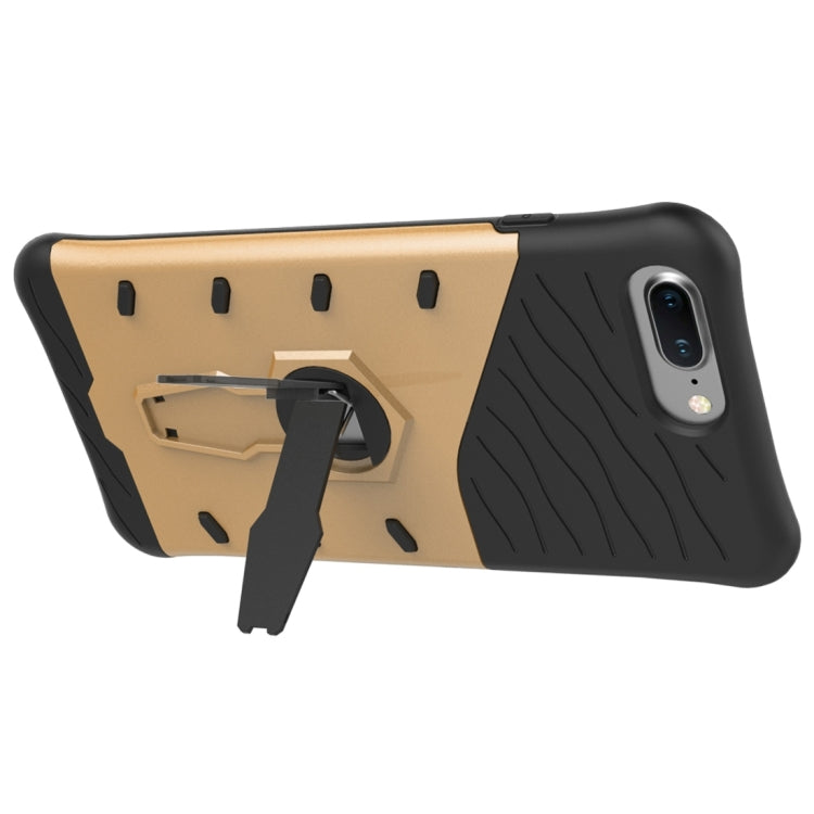 For OnePlus 5 Shock-Resistant 360 Degree Spin Sniper Hybrid Case TPU + PC Combination Case with Holder