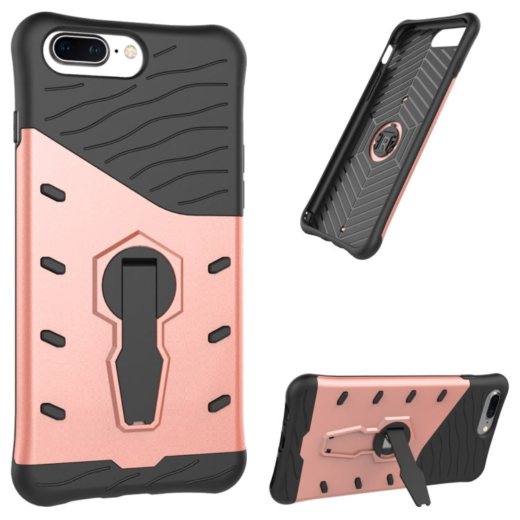 For OnePlus 5 Shock-Resistant 360 Degree Spin Sniper Hybrid Case TPU + PC Combination Case with Holder