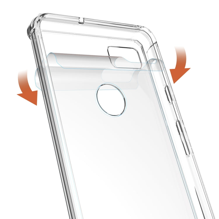 For Google Pixel 2 XL Acrylic + TPU Shockproof Transparent Armor Protective Back Cover Case