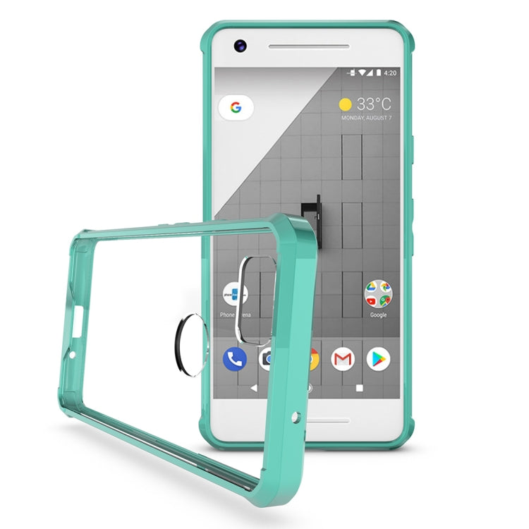 For Google Pixel 2 Acrylic + TPU Shockproof Transparent Armor Protective Back Cover Case