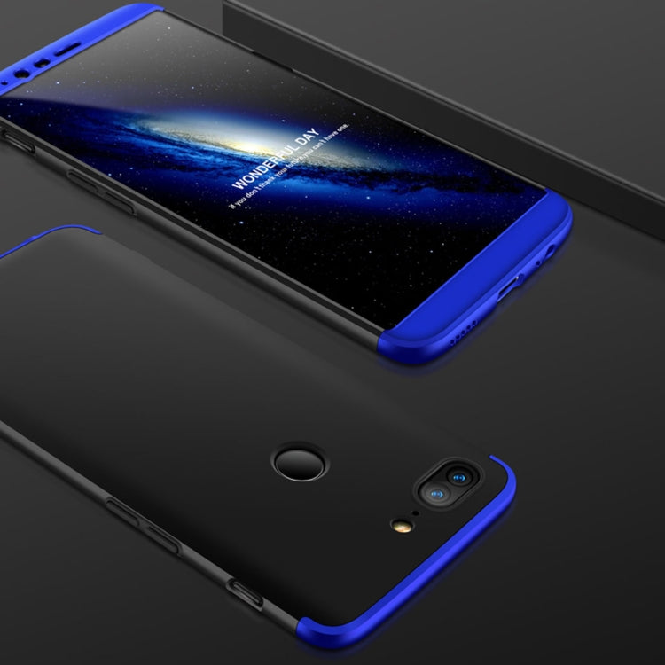 GKK For OnePlus 5T Three-paragraph 360 Degree Full Coverage PC Protective Case Back Cover