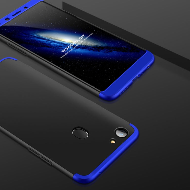 GKK For OPPO F5 Three-paragraph 360 Degree Full Coverage PC Protective Case Back Cover