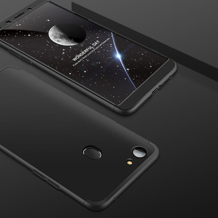 GKK For OPPO F5 Three-paragraph 360 Degree Full Coverage PC Protective Case Back Cover