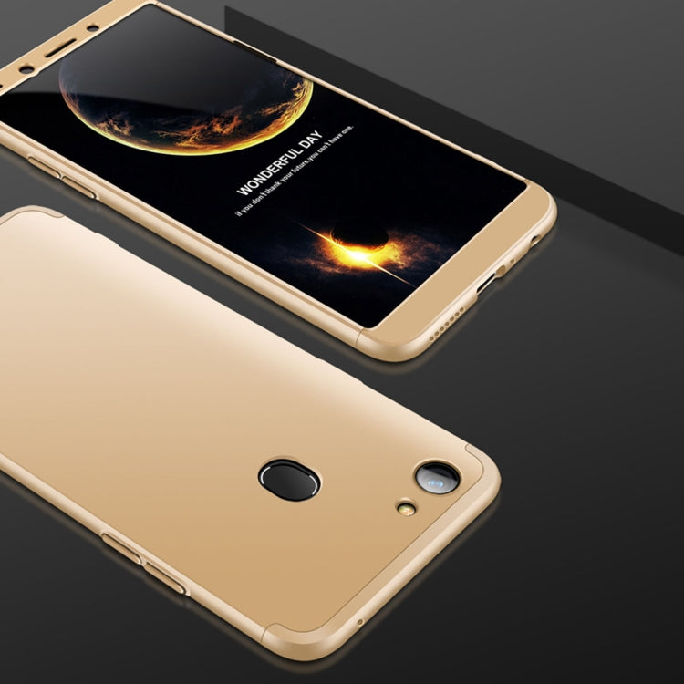 GKK For OPPO F5 Three-paragraph 360 Degree Full Coverage PC Protective Case Back Cover