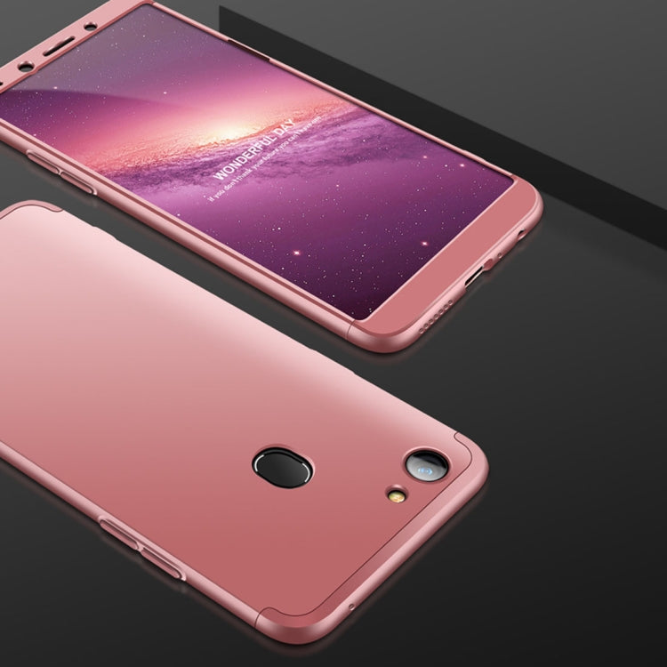 GKK For OPPO F5 Three-paragraph 360 Degree Full Coverage PC Protective Case Back Cover