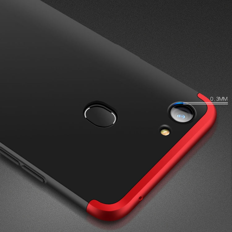 GKK For OPPO F5 Three-paragraph 360 Degree Full Coverage PC Protective Case Back Cover