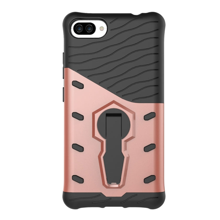 For Ausu Zenfone 4 Max ZC554KL PC + TPU Dropproof Sniper Hybrid Protective Back Cover Case with 360 Degree Rotation Holder