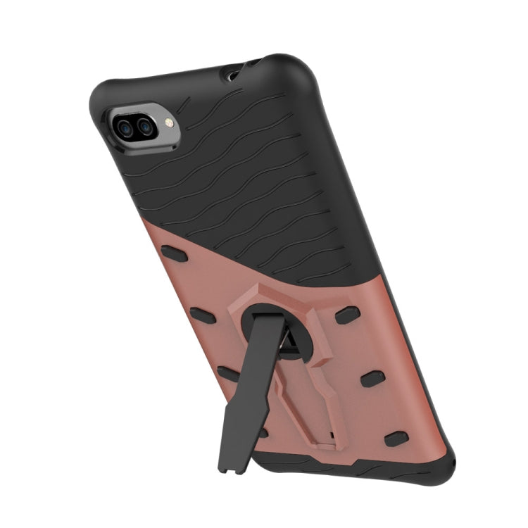 For Ausu Zenfone 4 Max ZC554KL PC + TPU Dropproof Sniper Hybrid Protective Back Cover Case with 360 Degree Rotation Holder