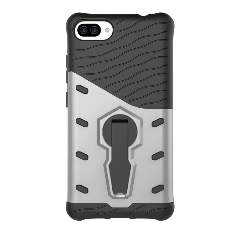 For Ausu Zenfone 4 Max ZC554KL PC + TPU Dropproof Sniper Hybrid Protective Back Cover Case with 360 Degree Rotation Holder