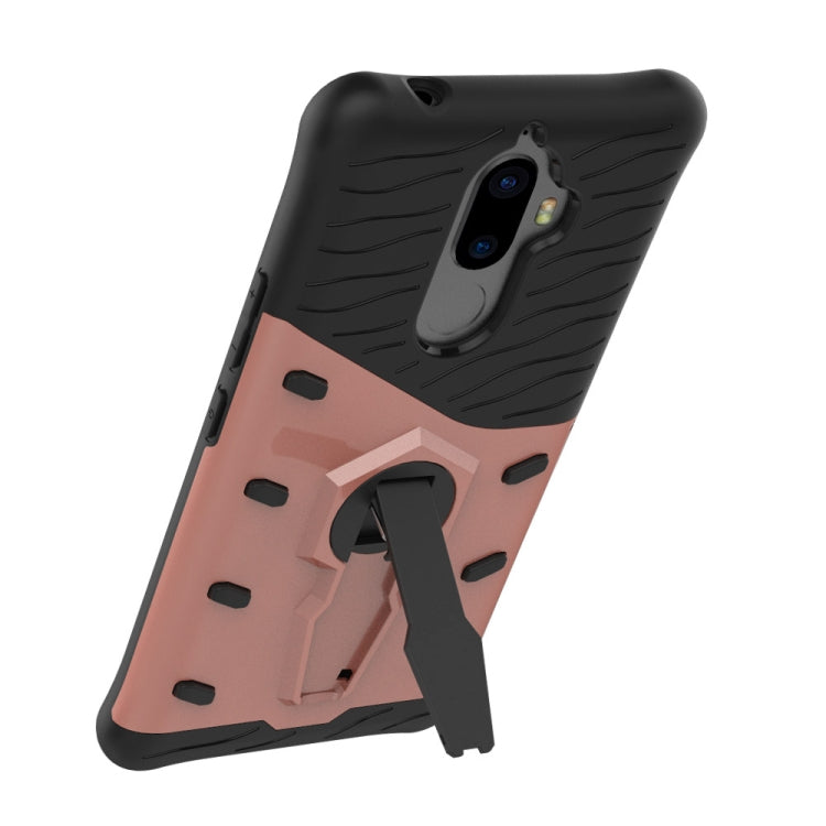 For Lenovo K8 Note PC + TPU Dropproof Sniper Hybrid Protective Back Cover Case with 360 Degree Rotation Holder