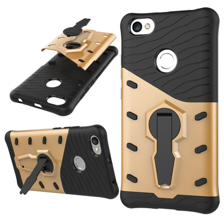 For Xiaomi Redmi Note 5A PC + TPU Dropproof Sniper Hybrid Protective Back Cover Case with 360 Degree Rotation Holder