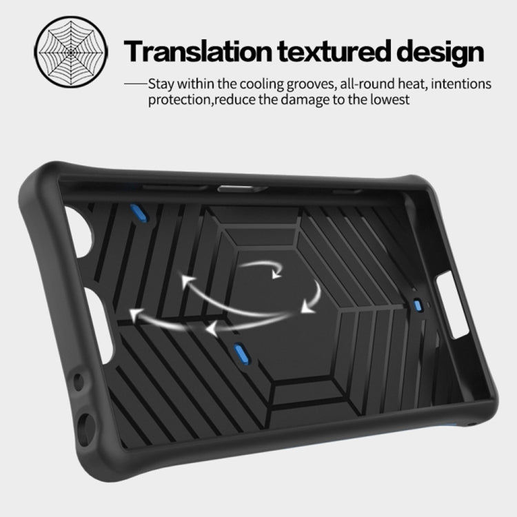 For Sony Xperia XZ1 Compact PC + TPU Dropproof Sniper Hybrid Protective Back Cover Case with 360 Degree Rotation Holder