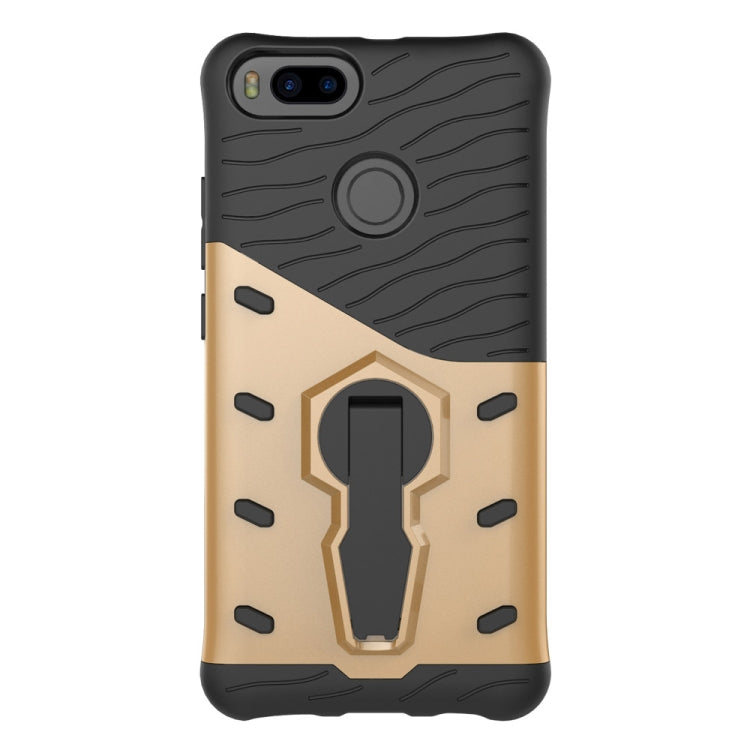 For Xiaomi Mi 5X PC + TPU Dropproof Sniper Hybrid Protective Back Cover Case with 360 Degree Rotation Holder